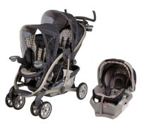Graco Quattro Tour Duo Inline Baby Stroller & SnugRide 35 Car Seat - Vance